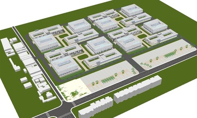 現代風格工業(yè)園建筑規(guī)劃設計方案SU模型[原創(chuàng)]